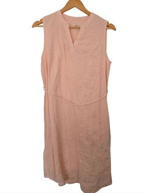 Style & Co. Light Blush Textured Dress Small